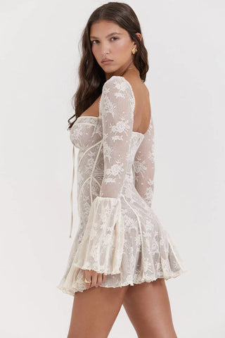 Vintage Lace Corset Dress